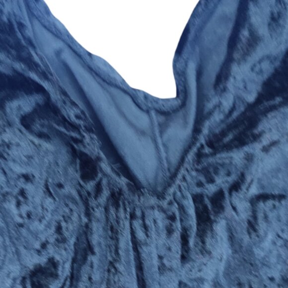 Spirit Halloween/Spencers Black Velvet Jumpsuit Medium/Large Excellent Condition - Picture 4 of 5